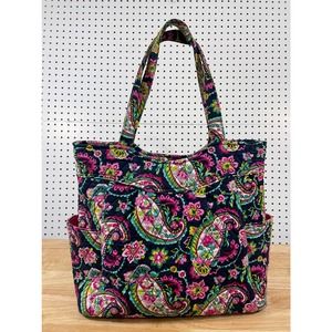 Vera Bradley Shoulder Purse Bag Zip Travel Duffel Bag